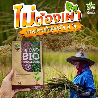 10 DAO BIO DEGRADATION 10ดาวไบโอ 10ดาวจุลินทรีย์ ไบโอจุลินทรีย์ หัวเชื้อจุลินทรีย์ สูตรเข้มข้น สายพันธุ์ใหม่