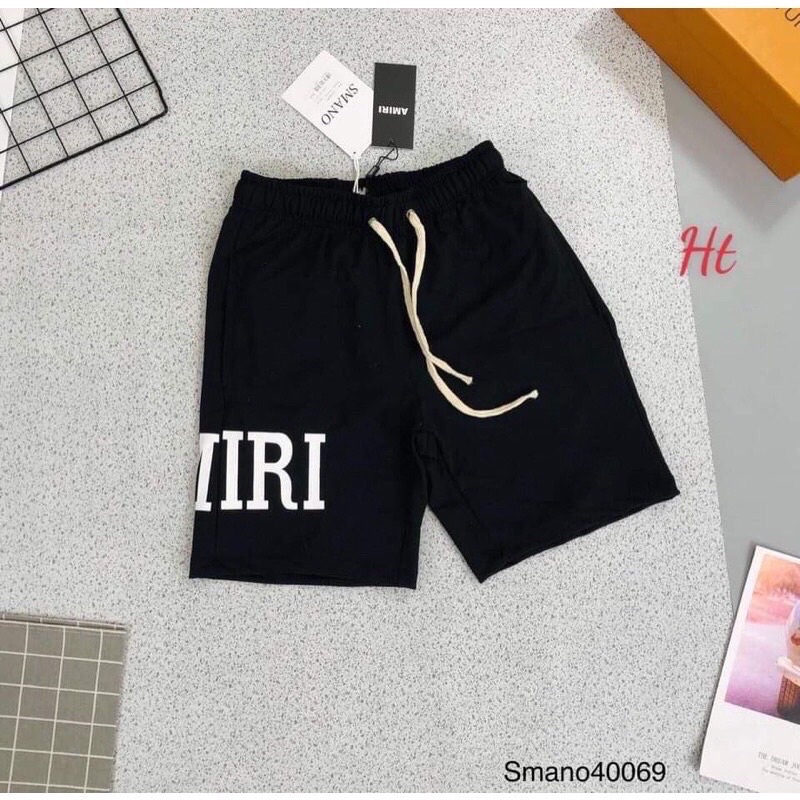 กางเกงขาสั้นผู้ชาย Amiri มีเชือกผูก