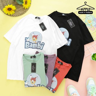 เสื้อยืด ลาย Bambi กวาง โอเวอร์ไซส์ โพลีเอสเตอร์