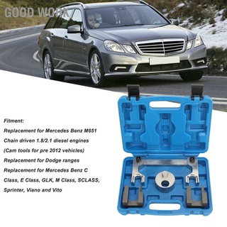 Good Work อะไหล่เพลาลูกเบี้ยวเครื่องยนต์ดีเซล แบบเปลี่ยน สําหรับ Mercedes Benz M651 1.8 2.1 Pre 2012 4 ชิ้น