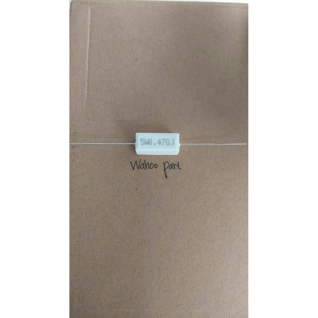 RESISTOR 0R47 / 0.47 TAIWAN 5 วัตต์