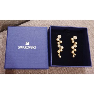 (พร้อมส่ง)*New*SWAROVSKI Lady JANE Pierce Earrings