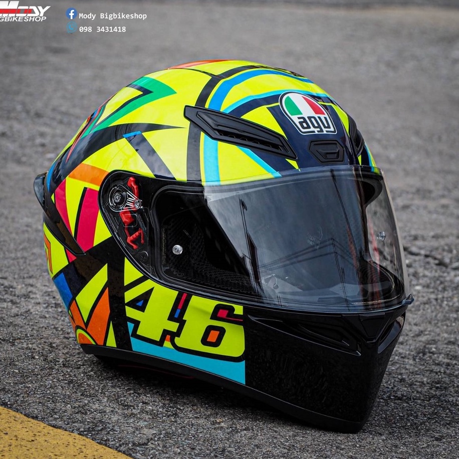หมวกกันน็อก AGV รุ่นK-1 ลาย WRAMUP