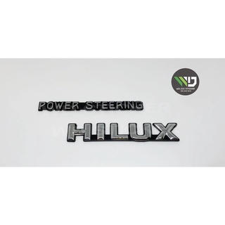 โลโก้ HILUX / POWER STEERING สำหรับ TOYOTA MIGHTY X ตกแต่งรถยนต์ **หากมีข้อสงสัยทักแชทก่อนสั่งซื้อสินค้า**