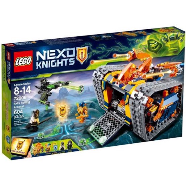 LEGO Nexo Knights 72006 Axl's Rolling Arsenal ของใหม่ ของแท้💯(กล่องไม่สวยครับ)