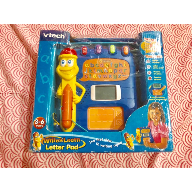 vtech write and learn letter pad