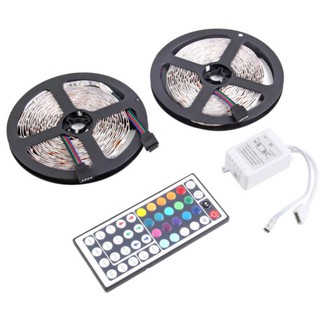 TMR แถบสายไฟ LED RGB 3528 SMD 600LEDS ขนาด 10 เมตร พร้อมรีโมทควบคุม 44 ปุ่ม