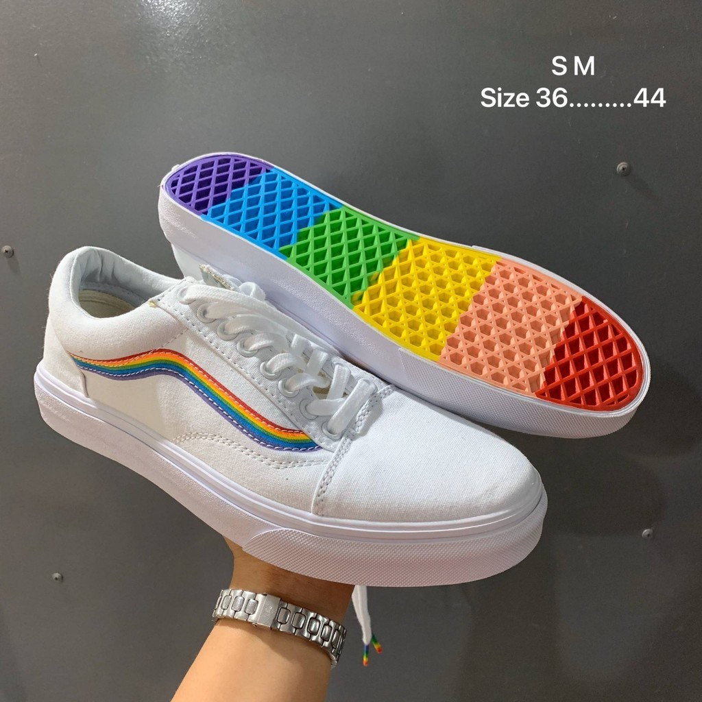vans rainbow old skool 2018