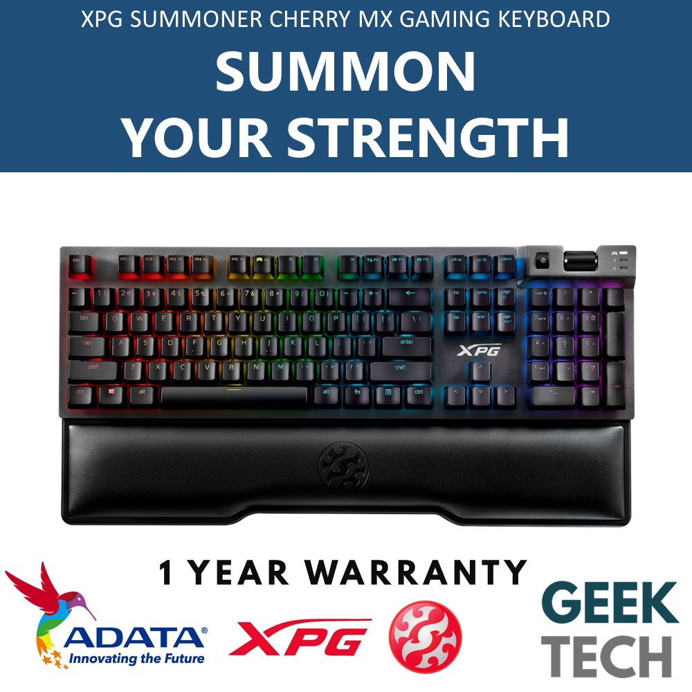 ADATA XPG Summoner Cherry MX RGB Key Silver Switch คีย์บอร์ดเกม
