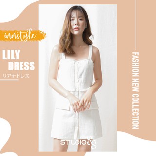 Studio88 เดรส ชุดเดรส สายเดี่ยว รุ่น LILY DRESS ผ้าแบรนด์อย่างดี หนานุ่ม เป็นทรงสวย ใส่สบาย