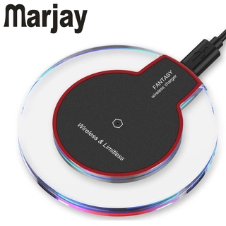 Marjay ที่ชาร์จไร้สาย อะแดปเตอร์ชาร์จเร็ว LED USB สำหรับโทรศัพท์