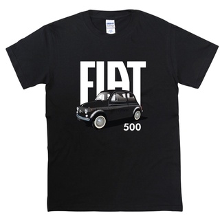 เสื้อยืดผ้าฝ้ายเสื้อยืด พิมพ์ลายกราฟฟิค Italian Fiat 500 สไตล์วินเทจ ย้อนยุค เหมาะกับฤดูร้อน แฟชั่นสําหรับผู้ชายL XL  XX