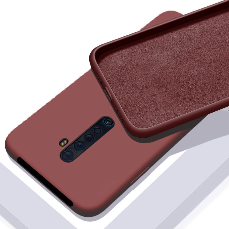 Softcase Oppo Reno Leather Case Oppo Reno 12F Cover Gray Premium