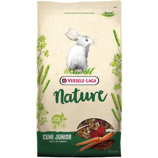 Nature Cuni Junior 750 g เนเจอร์ คูนิ จูเนียร์ อาหารสำเร็จรูปสำหรับลูกกระต่ายและกระต่ายแคระ 750 กรัม