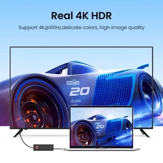 UGREEN HDMI Splitter 4K60Hz สวิทช์ 1 ใน 2 Out HDMI 2.0 อะแดปเตอร์ HDMI Switcher สําหรับ PS4/Xbox 360/Switch/Macbook/TV