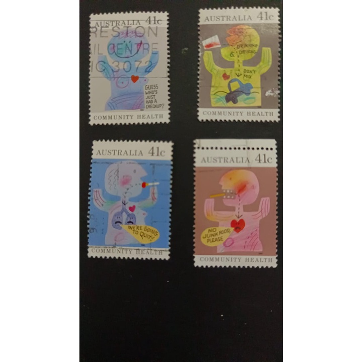 Aus22 1990 สุขภาพ 4v มือสอง