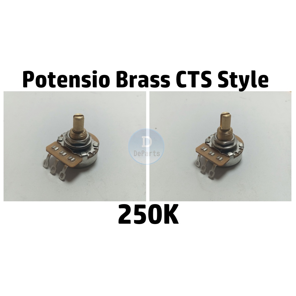 กีตาร์/เบสทองเหลือง CTS สไตล์ 250K Potentiometer ไม่ใช่ cts bourns fender