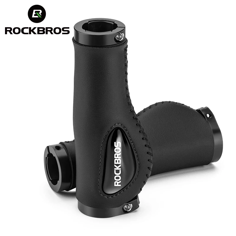 【TH Delivery】ROCKBROS ที ่ จับแฮนด ์ จักรยาน MTB ซิลิโคนล ็ อคคู ่ Grip Anti-skid Shock-ดูดซับขี ่ จักรยานอุปกรณ ์ เสริมจักรยาน