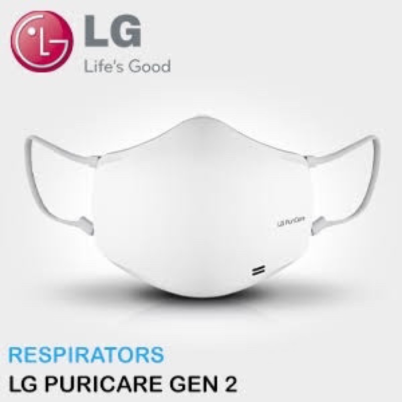LG Puricare Air purifier Mask Gen2 ( VoiceON™) หน้ากากฟอกอากาศ รุ่น AP551AWFA AP551ABFA