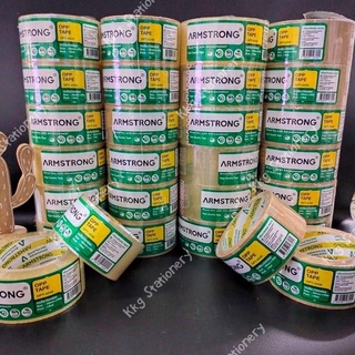 เทปใส OPP TAPE ARMSTRONG 2" (แพ็ค 6 ม้วน)เทปปิดกล่อง