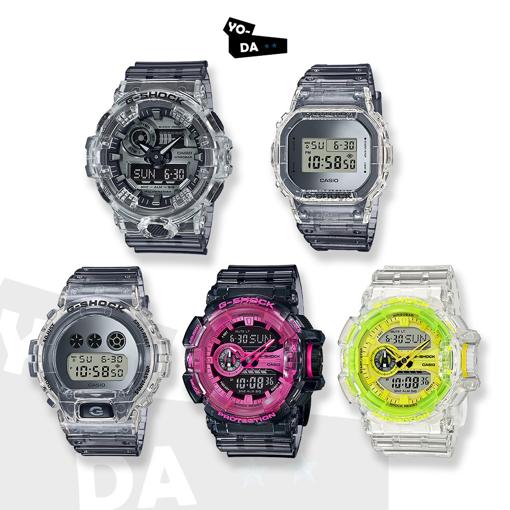 นาฬิกาข้อมือ Casio G-Shock รุ่น GA-700SK-1,DW-5600SK-1,DW-6900SK-1,GA-400SK-1A4,GA-400SK-1A9 'สินค้ารับประกัน CMG 1 ปี'