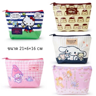 กระเป๋าเครื่องสำอางค์ เครื่องเขียน Sanrio PVC กันน้ำได้