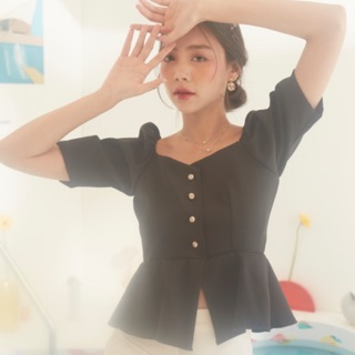 Something Aries top (black)