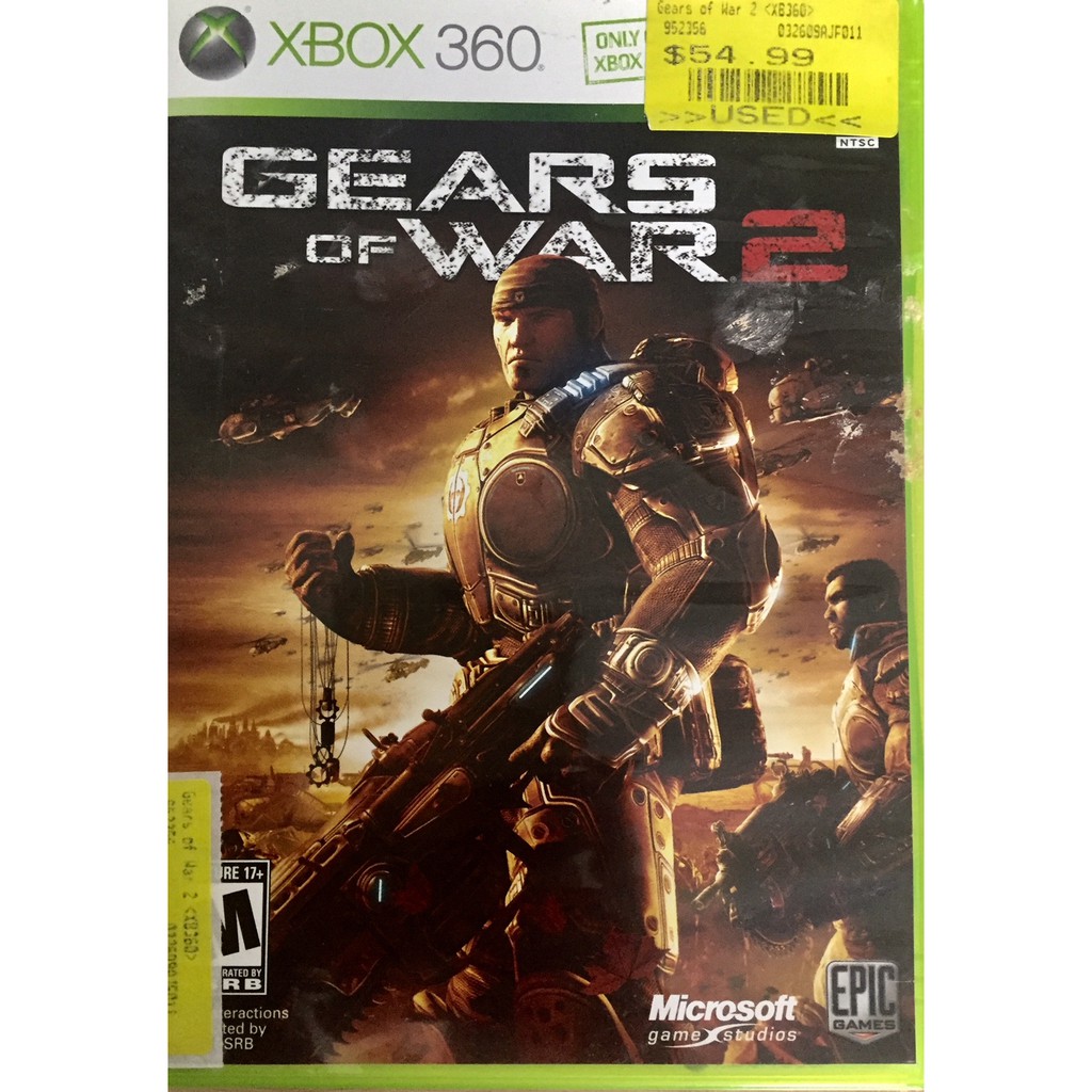 XBox 360 game from USA - Gears of War 2- เกมส์จากอเมริกามือสอง ราคาถูก ส่งฟรีทั่วไทย - Free Shipping Slightly Use