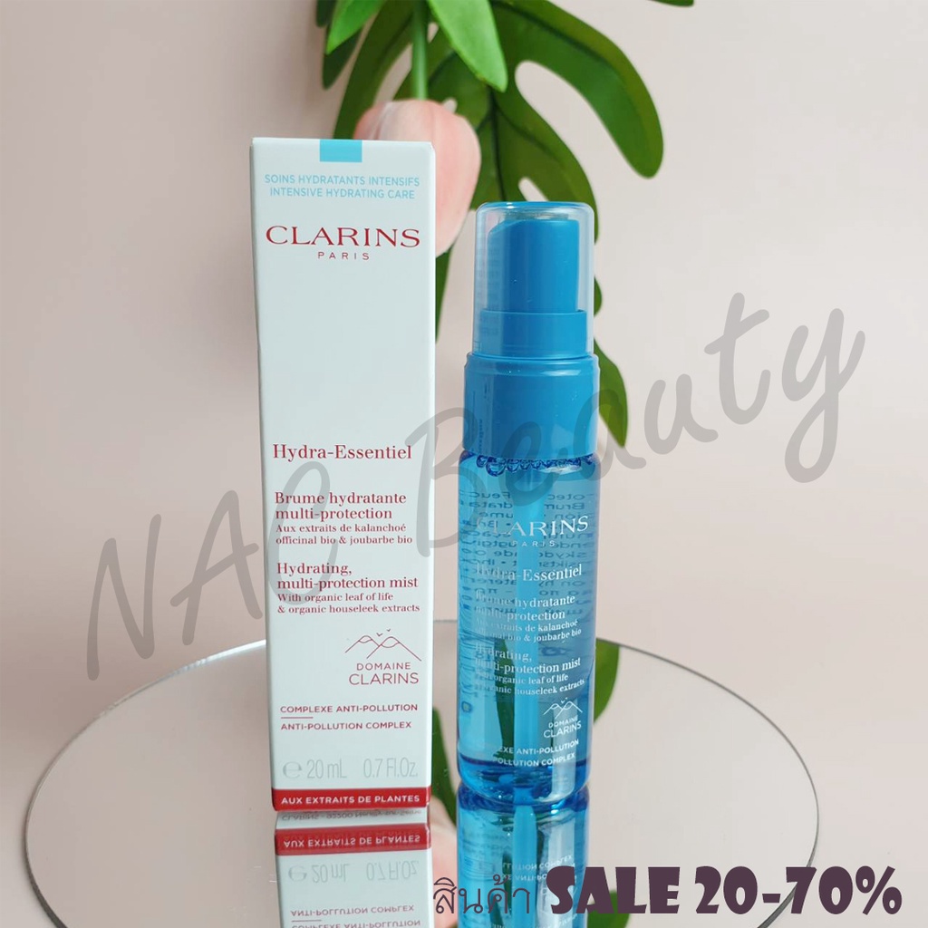 ป้ายไทย_ของแท้100%_Clarins Hydra Essentiel Hydrating Multi Protection Mist 20ml