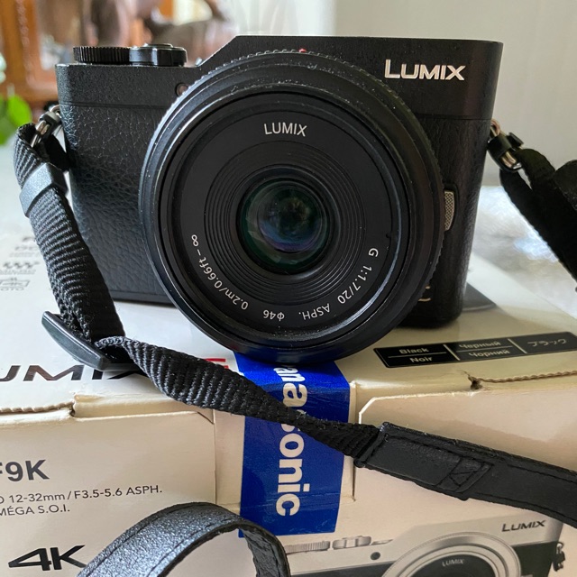 ขาย panasonic gf9 สีดำ พร้อมเลนส์ g 20/1.7