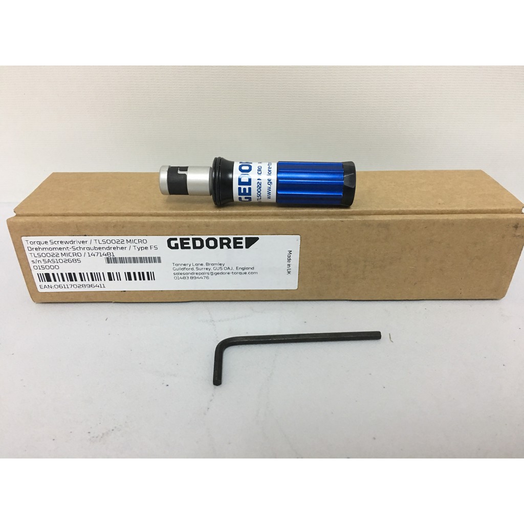 GEDORE Torque Screwdriver TLS0022 Micro สินค้าใหม่ พร้อมส่ง ผลิตและนำเข้าจากอังกฤษ