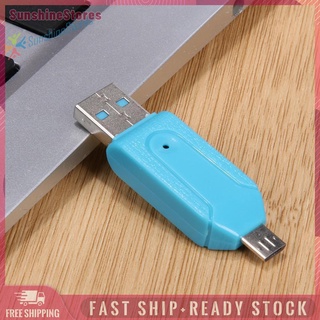 Mini Tf / Sd Card Reader พร้อม Usb / Micro Usb Port Otg ฟังก์ชั่นสําหรับสมาร์ทโฟน