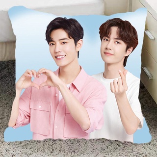 Xiao Zhan Wang Yibo หมอนอิง สองด้าน DIY สําหรับของขวัญวันเกิด