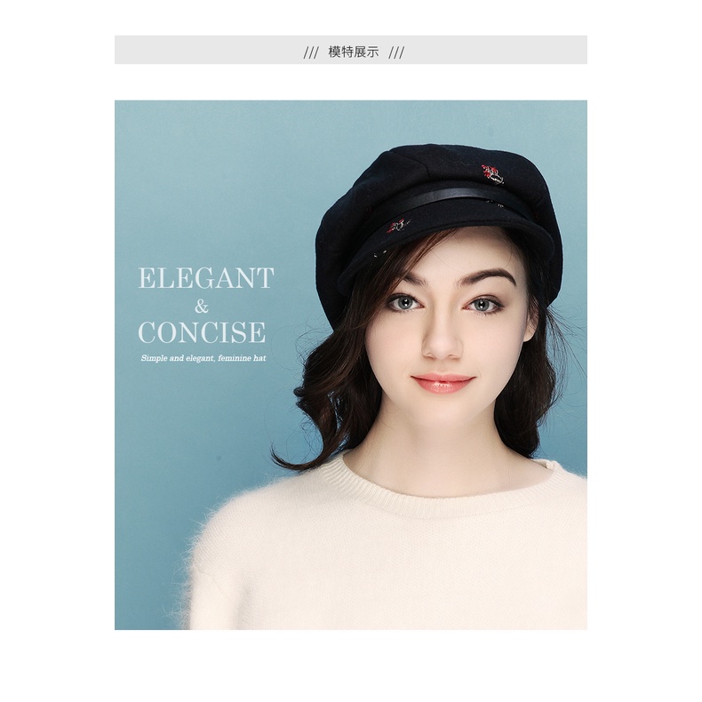 Charles Perra Brand Women Hats Autumn New Korean Version Beret Fashion ...