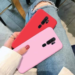Oppo A5 A9 2020 Reno 2F F11 Pro สีลูกกวาด ผิวด้าน บาง นิ่ม TPU เคสโทรศัพท์ Android