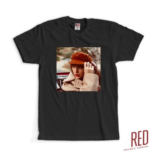 เสื้อยืดโอเวอร์ไซส์เสื้อยืดสีแดง Taylor Swift VersionS-3XL