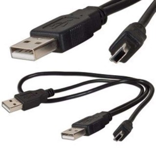 Di shop Cable Y-USB TO 5 pin สาย USB 2.0 (5Pins &amp;gt; MM) ต่อ External Box แก้ปัญหาไฟ usb ไม่พอต่อ external harddisk 2.5