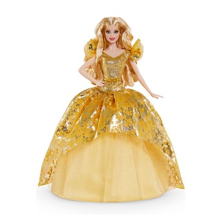 Barbie Signature 2020 Holiday Barbie Doll, Blonde Long Hair บาร์บี้ ฮอร์ลิเดย์ ตุ๊กตาบาร์บี้ ของเล่นเด็กหญิง รุ่น GNR92