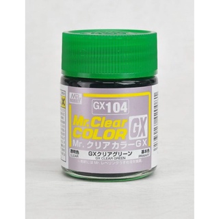 MR.CLEAR COLOR GX 18ml. MR.CLEAR COLOR GX-104 CLEAR GREEN