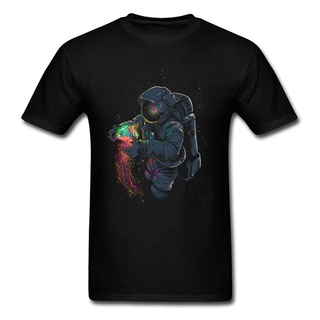 [S-5XL] เสื้อยืดแขนสั้น คอกลม ผ้าฝ้าย 100% ทรงสลิมฟิต ลาย JellySpace น่ารัก แฟชั่นฤดูร้อน สําหรับผู้ชาย