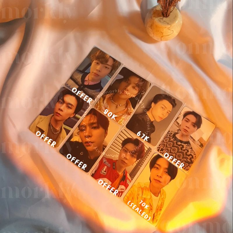 Johnny NCT 127 Photocard Official (Kihno Neozone, Depature, Classic, Irregular, Glow In The Dark, Dream Empathy ver, Kihno 2nd player/Racing, Mumo sticker)
