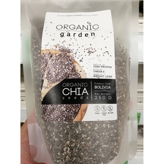 เมล็ดเจีย (Chia Seeds) 250 กรัม organic