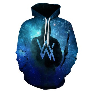 เสื้อแจ็คเก็ตเบสบอลพิมพ์ลาย Alan Walker DJ