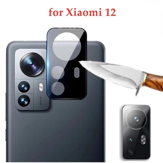 Xiaomi เลนส์กล้อง ฟิล์มกันรอย ผ้าไหม / เลนส์กล้อง HD กระจกนิรภัย ป้องกัน เข้ากันได้กับ Xiaomi 12 / 12X / 12Pro