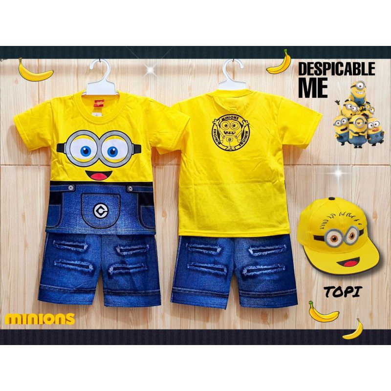 VIRAL MINIONS SUITS/ MINIONS CHARACTERS MINIONS CHILDRENS SUITS/ MINIONS CHILDRENS CLOTHES อายุ 1-10