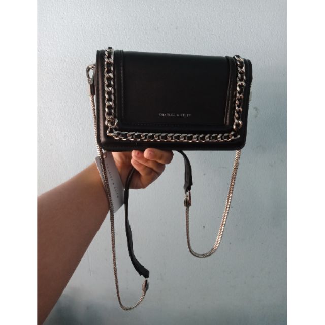 Ck Charles&Keith หน้าโซ่เงิน