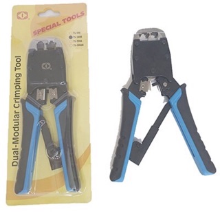 คีมย้ำหัวแลน TL-500R Crimping Tool RJ45&amp;11 ใช้ได้ทั้งสายแลนและสายโทรศัพท์