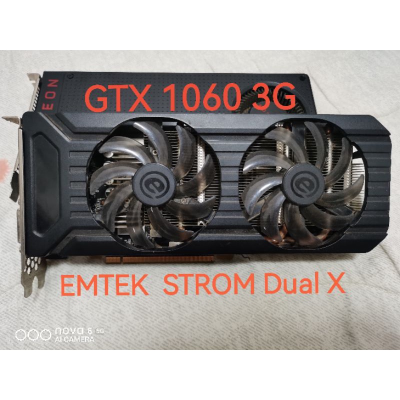 EMTEK  GTX1060 3G STROM Dual X  มือสอง
