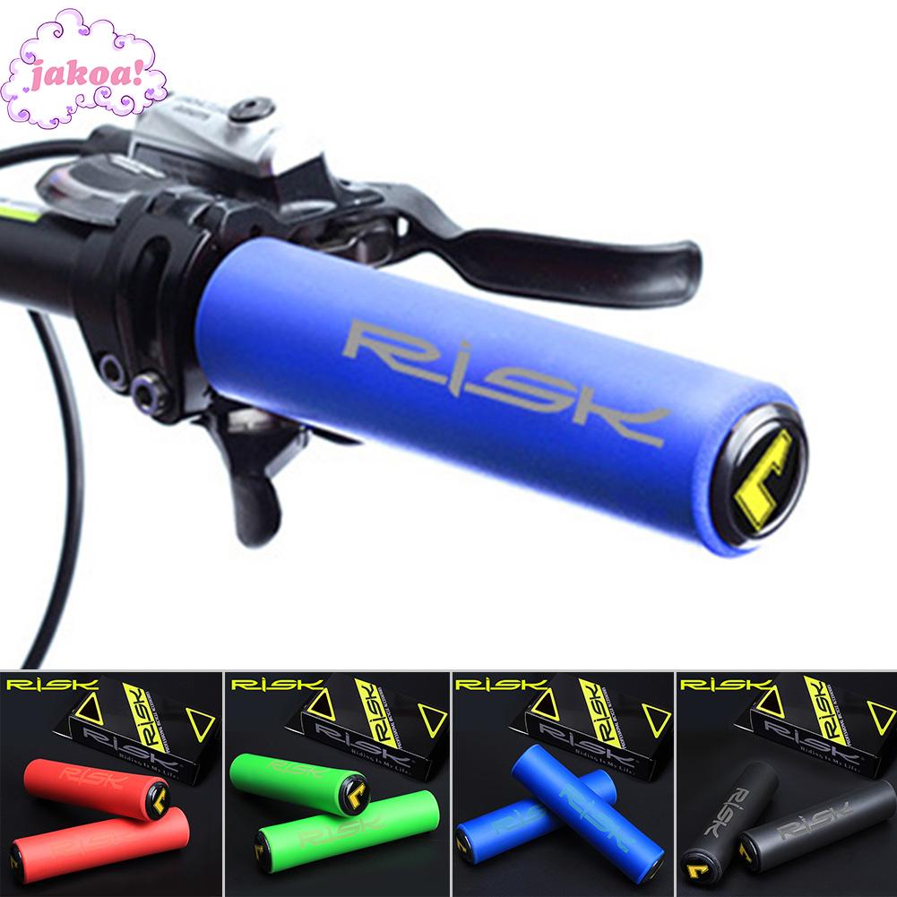 JAKOHandlebar Bicycle Silicone Grips Tape 2PCS Cover NonSlip Easy To