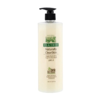 Tea Tree Shower Cream Naturally Clear Skin Deep Moisturizing Soap Free 500 Body Wash 500 ml.สบู่อาบน้ำ ผิวกาย